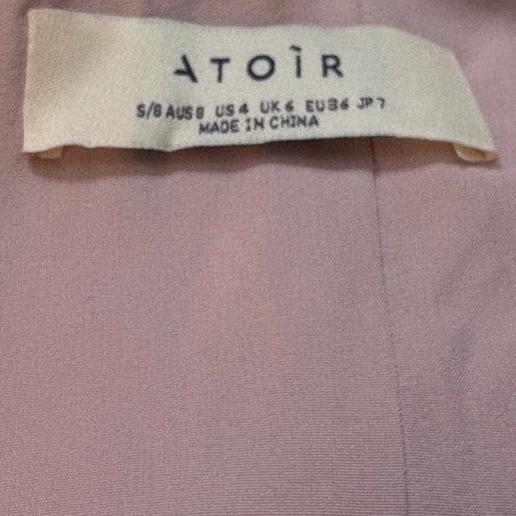 Atoir Winnie Halter Dress Vintage Pink Floral Mini US 4 AUS 8 Small - Picture 13 of 15